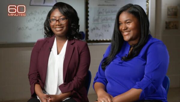 Ne'Kiya Jackson and Calcea Johnson, two high school students from New Orleans